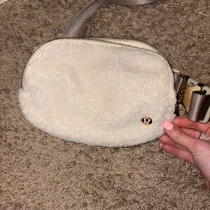 Lululemon Athletica Cream Crossbody Bag